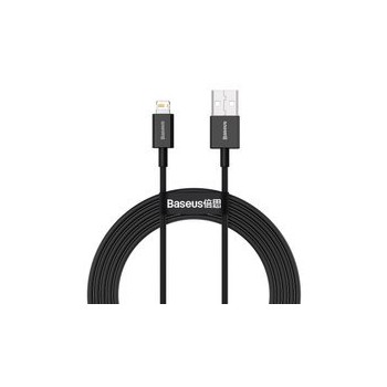 кабел
  Baseus Superior USB - Lightning fast charging data cable 2,4 A 2 m black
  (CALYS-C01)
