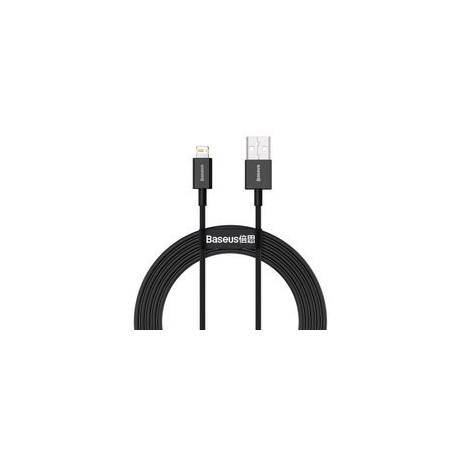 кабел
  Baseus Superior USB - Lightning fast charging data cable 2,4 A 2 m black
  (CALYS-C01)