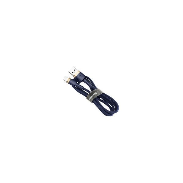 кабел
  Baseus Cafule Cable Durable Nylon Braided Wire USB / Lightning QC3.0 1.5A 2M
  blue (CALKLF-CV3)