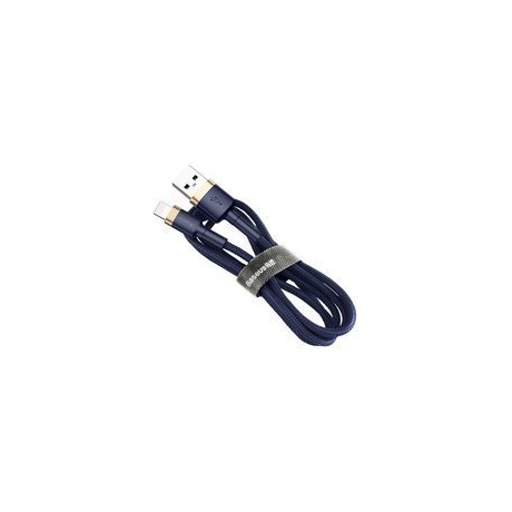 кабел
  Baseus Cafule Cable Durable Nylon Braided Wire USB / Lightning QC3.0 1.5A 2M
  blue (CALKLF-CV3)