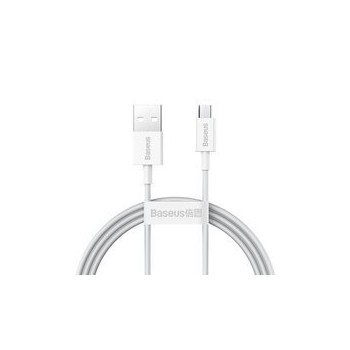 кабел
  Baseus Superior Series USB - micro USB fast charging data cable 2A 1m white
  (CAMYS-02)