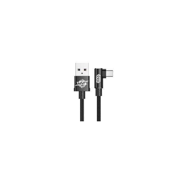 кабел
  Baseus MVP Elbow Type Cable USB Type-C 1.5A 2M Black (CATMVP-B01)