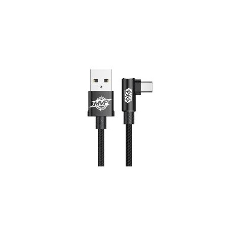 кабел
  Baseus MVP Elbow Type Cable USB Type-C 1.5A 2M Black (CATMVP-B01)