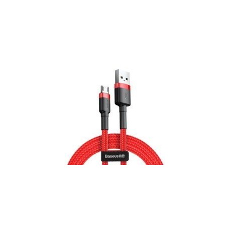 кабел
  Baseus Cafule Cable Durable Nylon Braided Wire USB / micro USB QC3.0 1.5A 2M
  red (CAMKLF-C09)