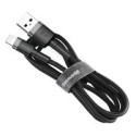 кабел
  Baseus Cafule Cable Durable Nylon Braided Wire USB / Lightning QC3.0 2.4A 1M
  black-grey (CALKLF-BG1)