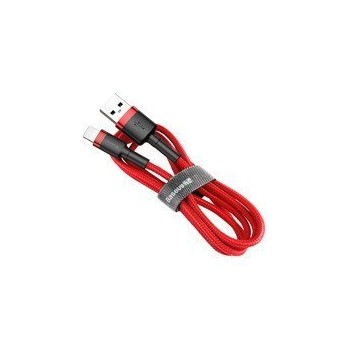 кабел
  Baseus Cafule Cable Durable Nylon Braided Wire USB / Lightning QC3.0 1.5A 2M
  red (CALKLF-C09)