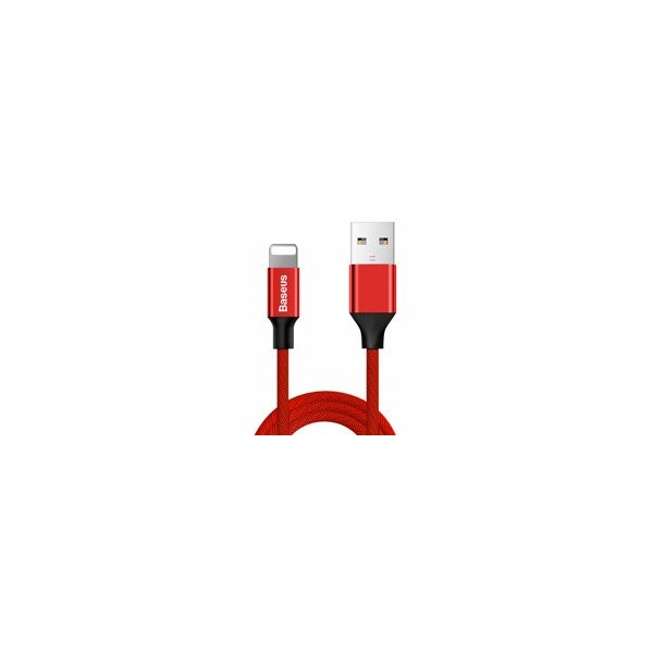 кабел
  Baseus Yiven USB / Lightning Cable with Material Braid 1,8M red (CALYW-A09)