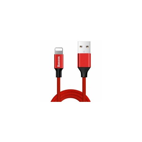 кабел
  Baseus Yiven USB / Lightning Cable with Material Braid 1,8M red (CALYW-A09)