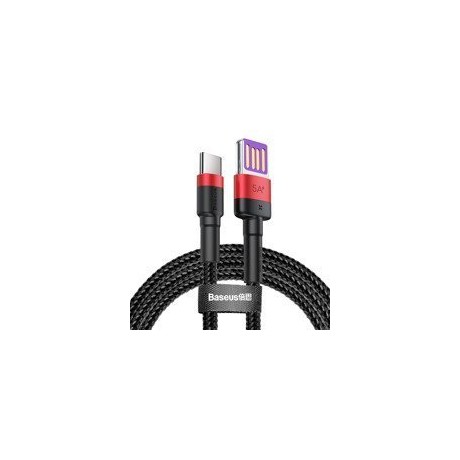 кабел
  Baseus Cafule HW Quick Charging Data cable USB Double-sided Blind
  Interpolation For Type-C 40W 1m Red+Black (CATKLF-P9