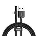 кабел
  Baseus Mobile Game Elbow Cable USB Lightning with Nylon Braid 2.4A 1m black
  (CAL7C-A01)