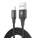 кабел
  Baseus Rapid Cable Durable Nylon Braided Wire USB Type C with LED Light 2A 2m
  black (CATSU-C01)