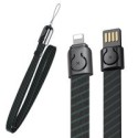 кабел
  Baseus Gold Collar lanyard Data Cable USB For Lightning 2.4A 85cm Stripe
  Black (CALJL-BW1)