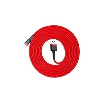 кабел
  Baseus Cafule Cable Durable Nylon Braided Wire USB / Lightning QC3.0 2A 3M
  red (CALKLF-R09)
