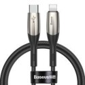 кабел
  Baseus durable nylon USB cable Type C PD / Lightning 18W QC3.0 1m black
  (CATLSP-01)