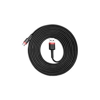 кабел
  Baseus Cafule Cable Durable Nylon Braided Wire USB / micro USB 2A 3M
  black-red (CAMKLF-H91)
