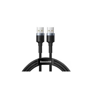 кабел
  Baseus Cafule durable nylon cable USB 3.0 (male) / USB 3.0 (male) cable 2 A 1
  m gray (CADKLF-C0G)