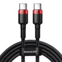 кабел
  Baseus Cafule Cable Nylon Braided Wire USB Typ C PD Power Delivery 2.0 100W
  20V 5A 2m black (CATKLF-AL91)