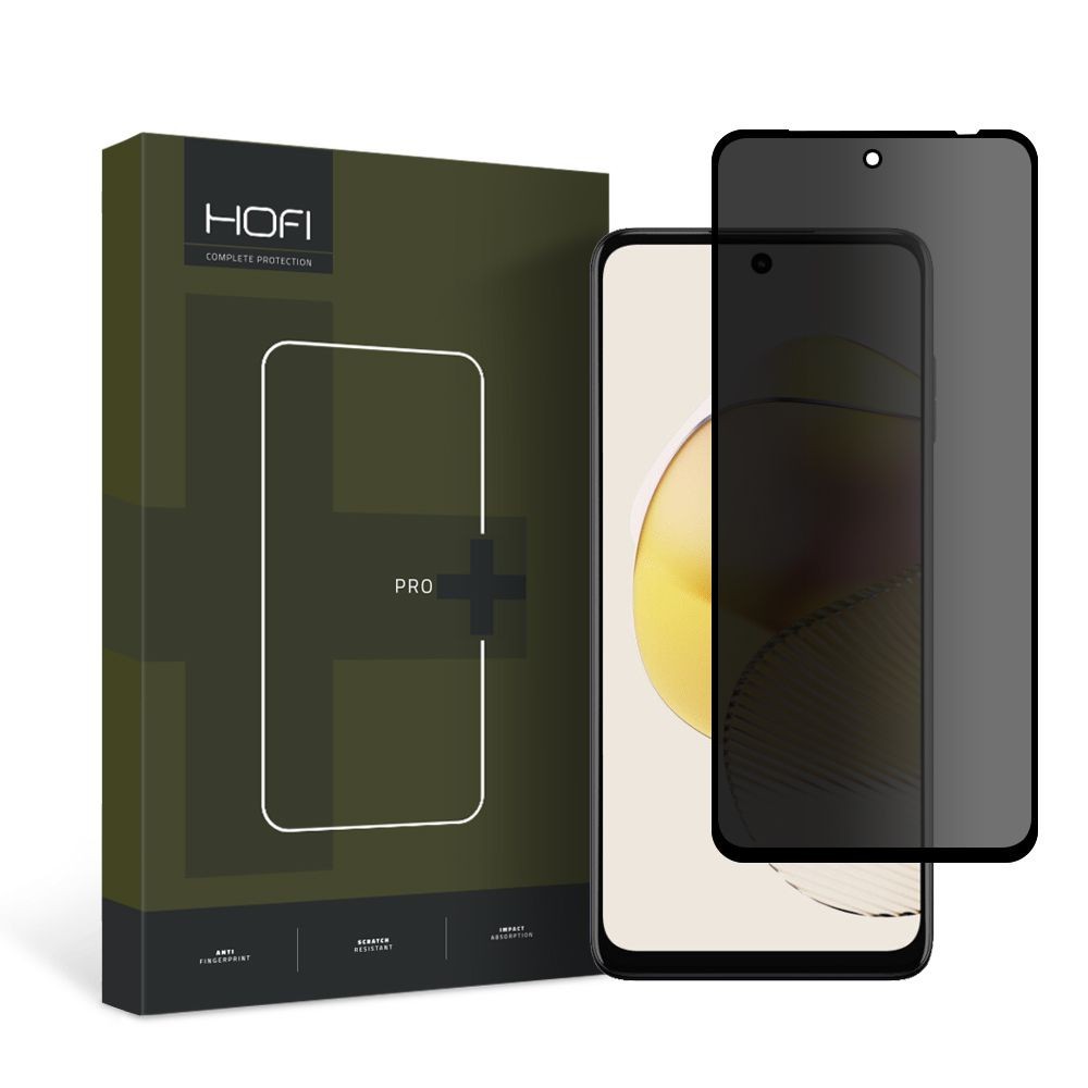 Стъклен Протектор Hofi Anti Spy Glass Pro+ за Motorola Moto G13 / G23 / G53 5G / G73 5G, Privacy