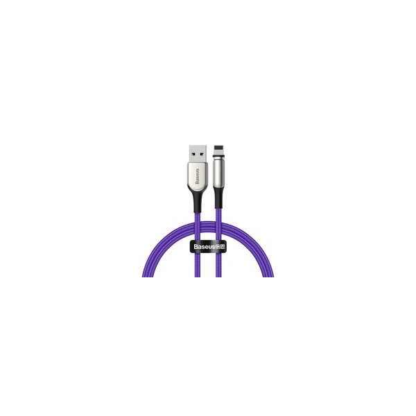 кабел
  Baseus Zinc magnetic USB cable - Lightning 2A 1m violet (CALXC-H05)