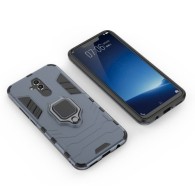 Удароустойчив Калъф с Поставка Ring Armor Kickstand Tough Rugged Cover за Huawei Mate 20 Lite, Син
