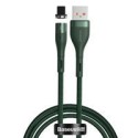 кабел
  Baseus Zinc USB - Lightning magnetic data charging cable 1 m 2,4 A green
  (CALXC-K06)