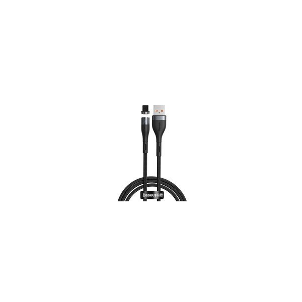 кабел
  Baseus Zinc USB - Lightning magnetic data charging cable 1 m 2,4 A black and
  gray (CALXC-KG1)