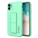 Калъф
  Wozinsky Kickstand Case flexible silicone cover with a stand iPhone 11 mint