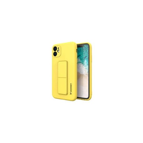 Калъф
  Wozinsky Kickstand Case flexible silicone cover with a stand iPhone 12 Pro
  Max yellow