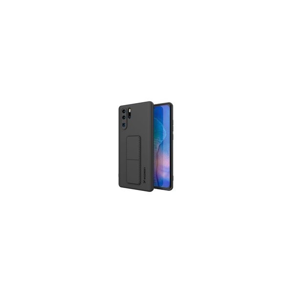Калъф
  Wozinsky Kickstand Case flexible silicone cover with a stand Huawei P30 Pro
  black