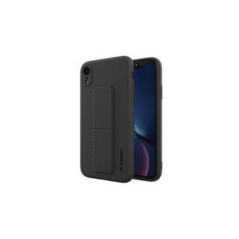 Калъф
  Wozinsky Kickstand Case flexible silicone cover with a stand iPhone XR black