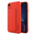 Калъф
  Wozinsky Kickstand Case flexible silicone cover with a stand iPhone XR red