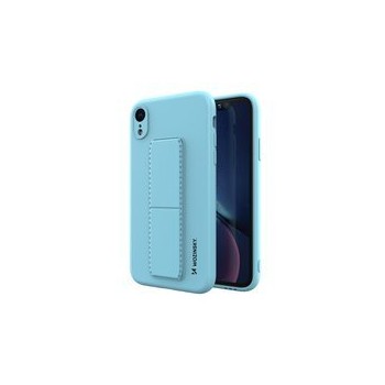 Калъф
  Wozinsky Kickstand Case flexible silicone cover with a stand iPhone XR light
  blue