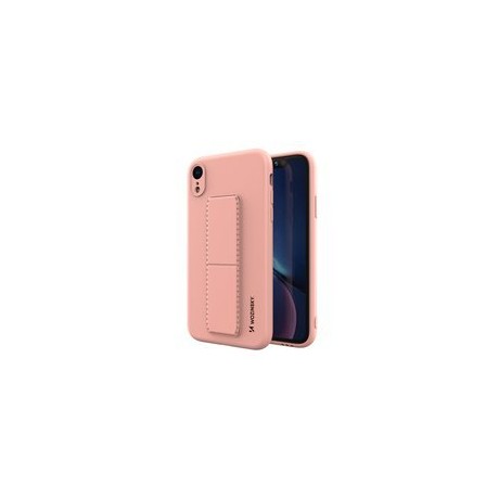 Калъф
  Wozinsky Kickstand Case flexible silicone cover with a stand iPhone XR pink