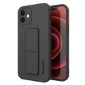 Калъф
  Wozinsky Kickstand Case flexible silicone cover with a stand iPhone XS Max
  black