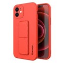 Калъф
  Wozinsky Kickstand Case flexible silicone cover with a stand iPhone XS Max
  red