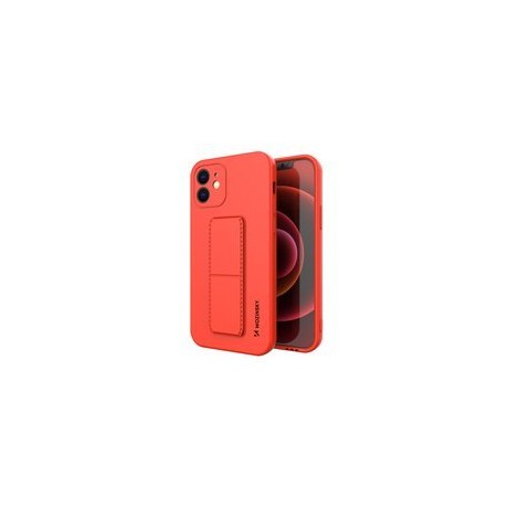 Калъф
  Wozinsky Kickstand Case flexible silicone cover with a stand iPhone XS Max
  red