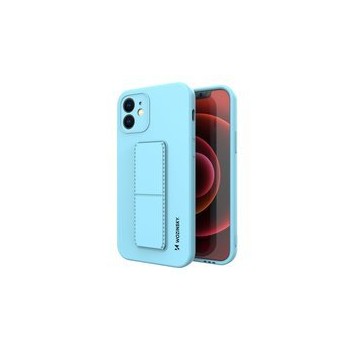 Калъф
  Wozinsky Kickstand Case flexible silicone cover with a stand iPhone XS Max
  light blue