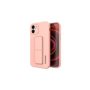 Калъф
  Wozinsky Kickstand Case flexible silicone cover with a stand iPhone XS Max
  pink