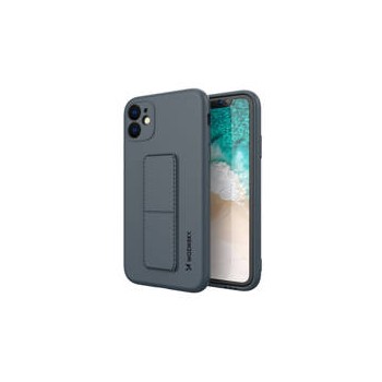 Калъф
  Wozinsky Kickstand Case flexible silicone cover with a stand iPhone 11 Pro
  Max navy blue
