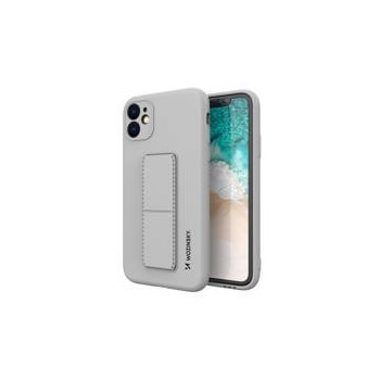 Калъф
  Wozinsky Kickstand Case flexible silicone cover with a stand iPhone 12 grey