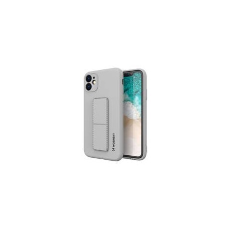 Калъф
  Wozinsky Kickstand Case flexible silicone cover with a stand iPhone 12 grey