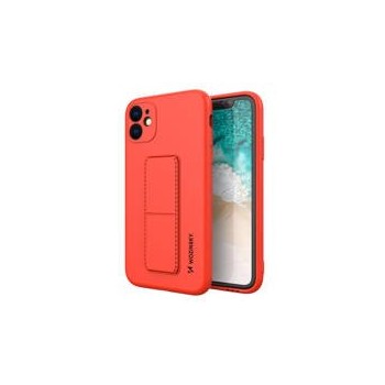 Калъф
  Wozinsky Kickstand Case flexible silicone cover with a stand iPhone 12 red