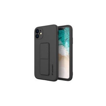 Калъф
  Wozinsky Kickstand Case flexible silicone cover with a stand iPhone 12 Pro
  Max black