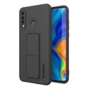 Калъф
  Wozinsky Kickstand Case flexible silicone cover with a stand Huawei P30 Lite
  black