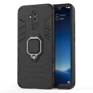 Удароустойчив Калъф с Поставка Ring Armor Kickstand Tough Rugged Cover за Huawei Mate 20 Lite, Черен
