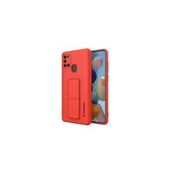 Калъф
  Wozinsky Kickstand Case flexible silicone cover with a stand Samsung Galaxy
  A21S red