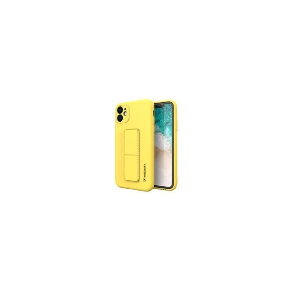 Калъф
  Wozinsky Kickstand Case flexible silicone cover with a stand Samsung Galaxy
  A32 5G yellow