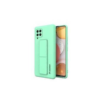 Калъф
  Wozinsky Kickstand Case flexible silicone cover with a stand Samsung Galaxy
  A42 5G mint