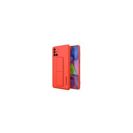 Калъф
  Wozinsky Kickstand Case flexible silicone cover with a stand Samsung Galaxy
  M51 red