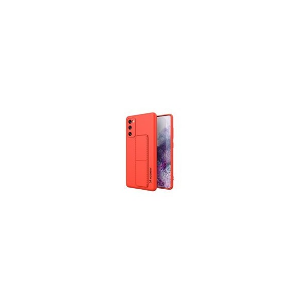Калъф
  Wozinsky Kickstand Case flexible silicone cover with a stand Samsung Galaxy
  S20 FE 5G red